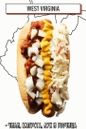 хот дог са чилијем, купусом, луком и сенфом