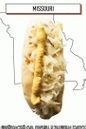 хот дог са топљеним швајцарским сиром, сенфом и киселом купусом