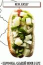 хот дог са кромпиром, паприкама и луком