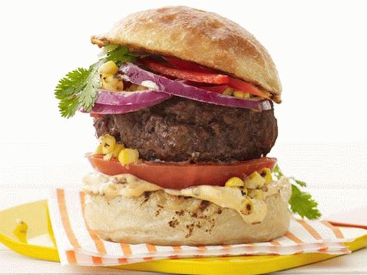 Мексички хамбургер са чипотолом и кукурузом (бр. 32)