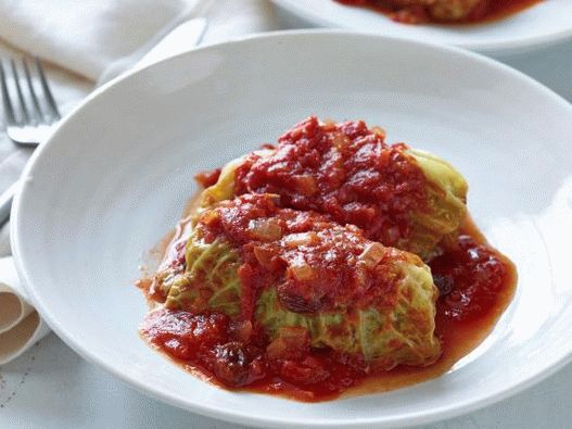 Фото пециво са купусом из савојског купуса