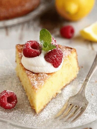 Фото лимунска торта у маслиновом уљу