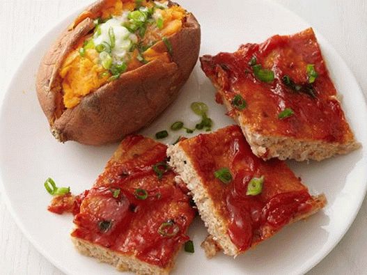 Ћурећи месни крух са слатким кромпиром