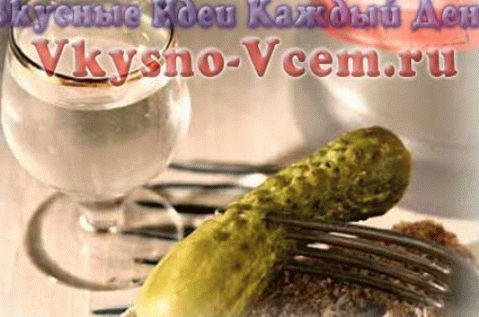 Кисели краставци на вотки