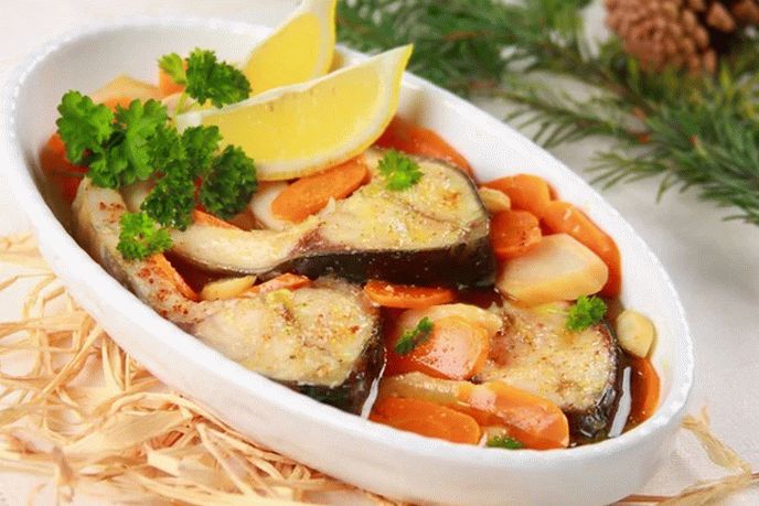 Кухан шаран са поврћем