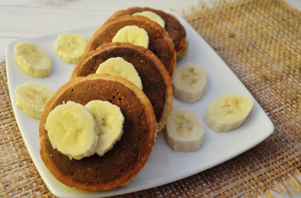 Палачинке од зобене каше са бананом