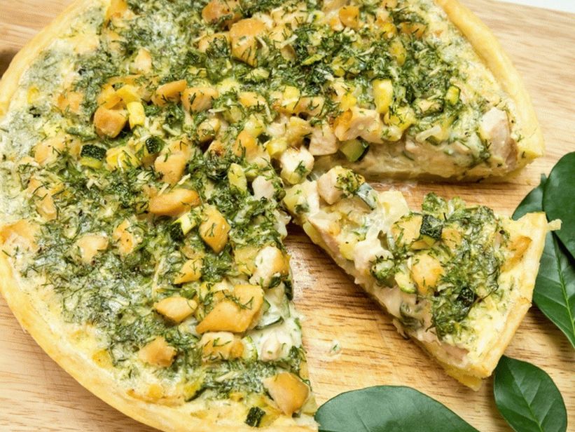 Печени куицхе са тиквицама