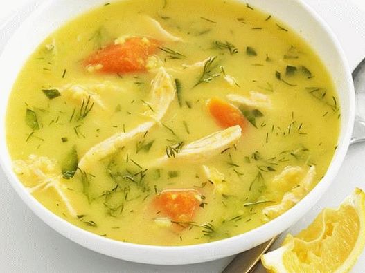 Пилећа супа са зачином од пиринча и карија