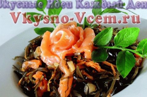 салата од гљива и морских алги