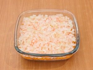 Салата од мимозе са саури