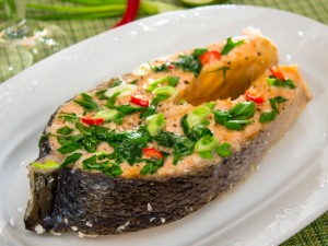 Лосос у кокосовом млеку