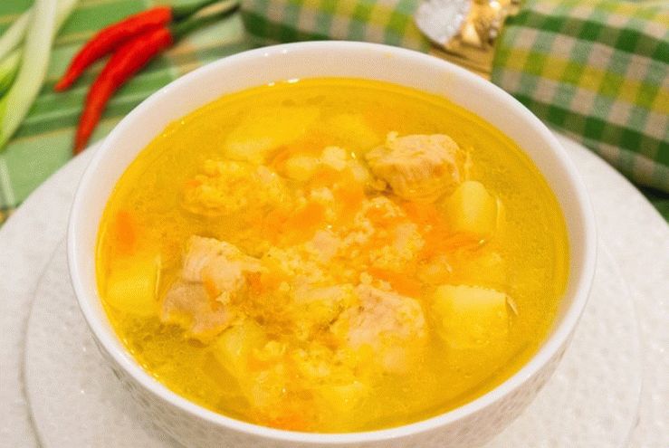Ћурећа чорба и просо