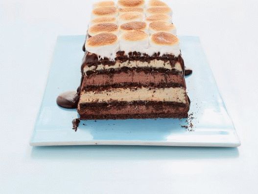 Фото торта Смор без брашна са марсхмалловс